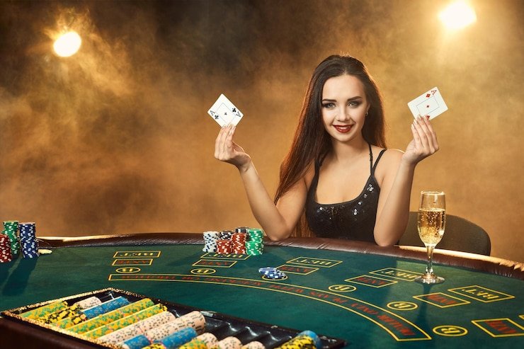 Hot Pot betting interface with position buttons and chip selector